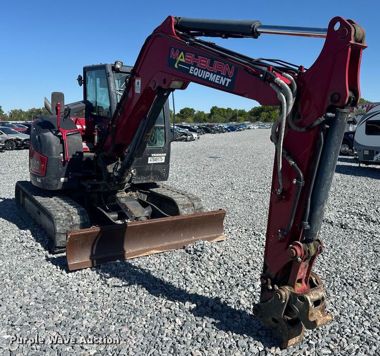 image for item YA0349 2020 Yanmar VIO80-1A mini excavator