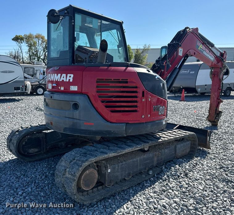 image for item YA0349 2020 Yanmar VIO80-1A mini excavator