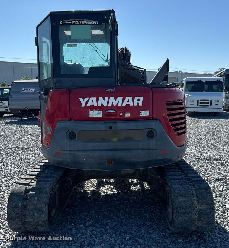 image for item YA0349 2020 Yanmar VIO80-1A mini excavator