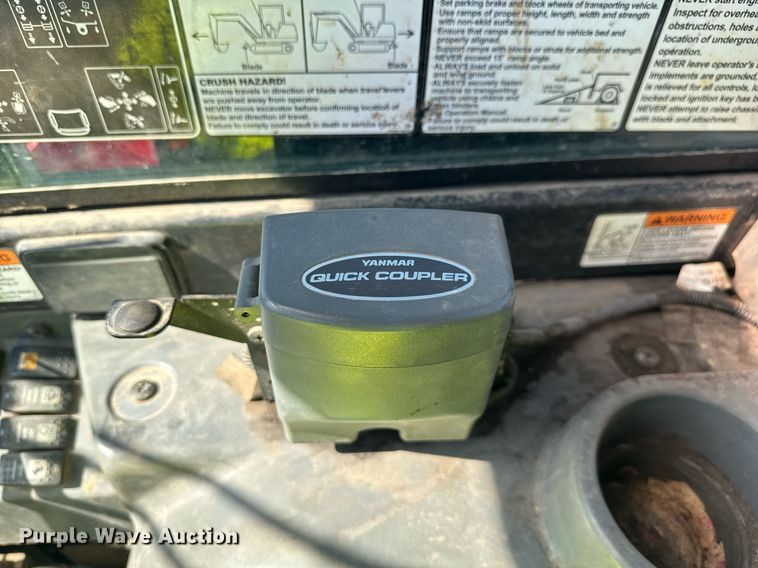 image for item YA0349 2020 Yanmar VIO80-1A mini excavator