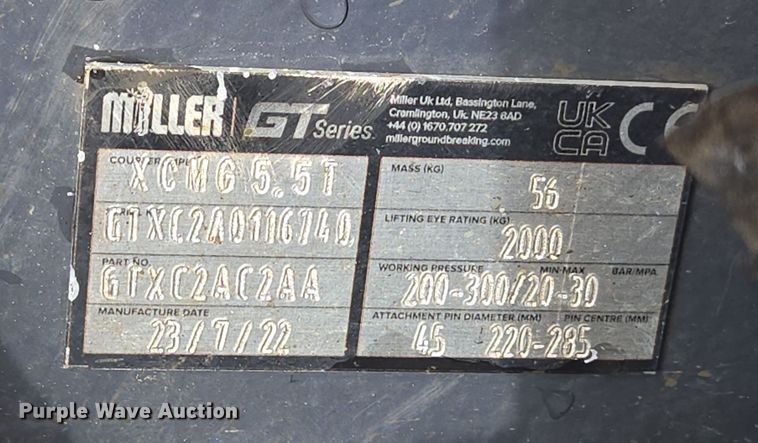 image for item YA0361 2023 XCMG XE55U mini excavator