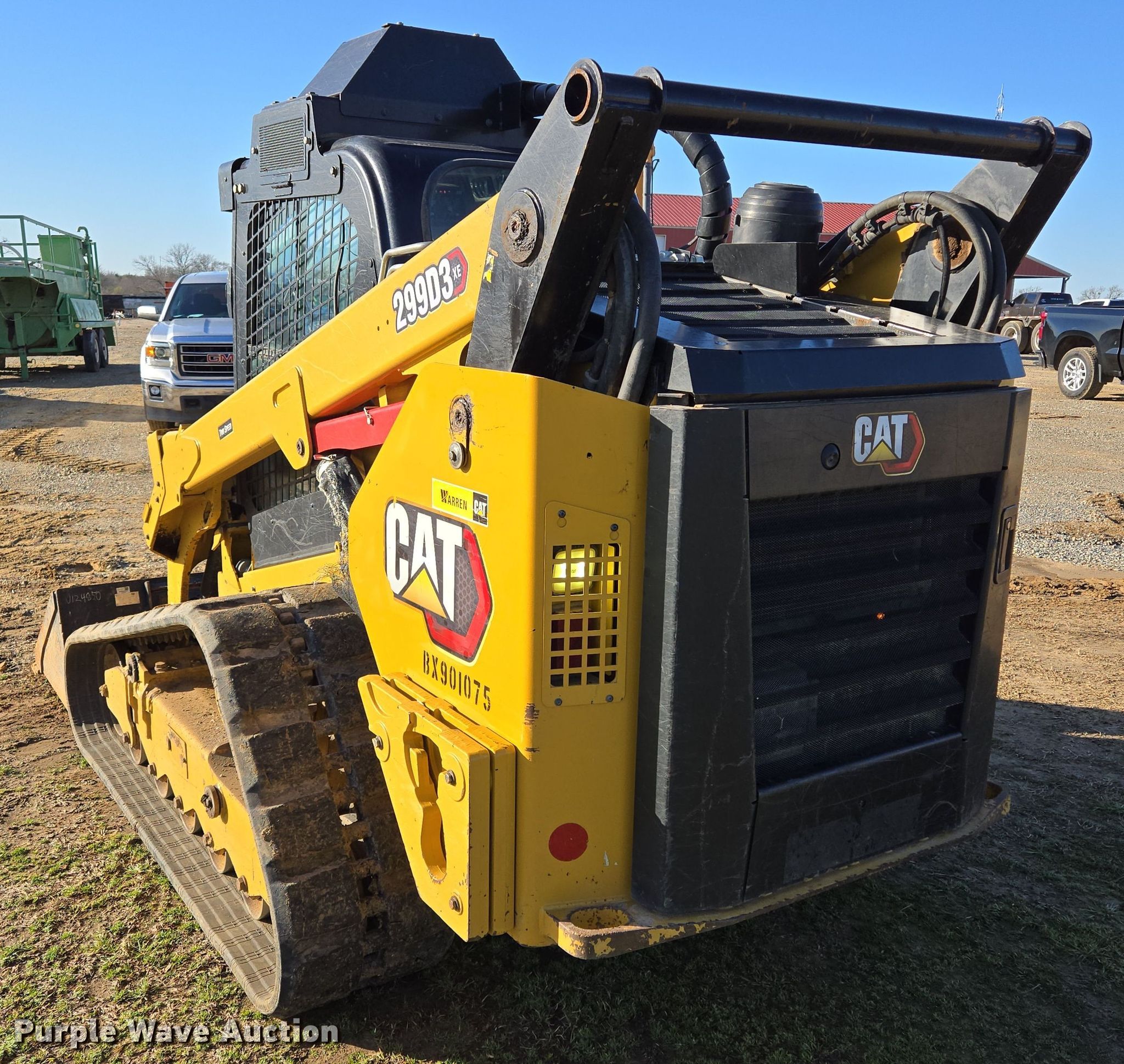 2020 Caterpillar 299D3 XE forestry tracked skid steer loader