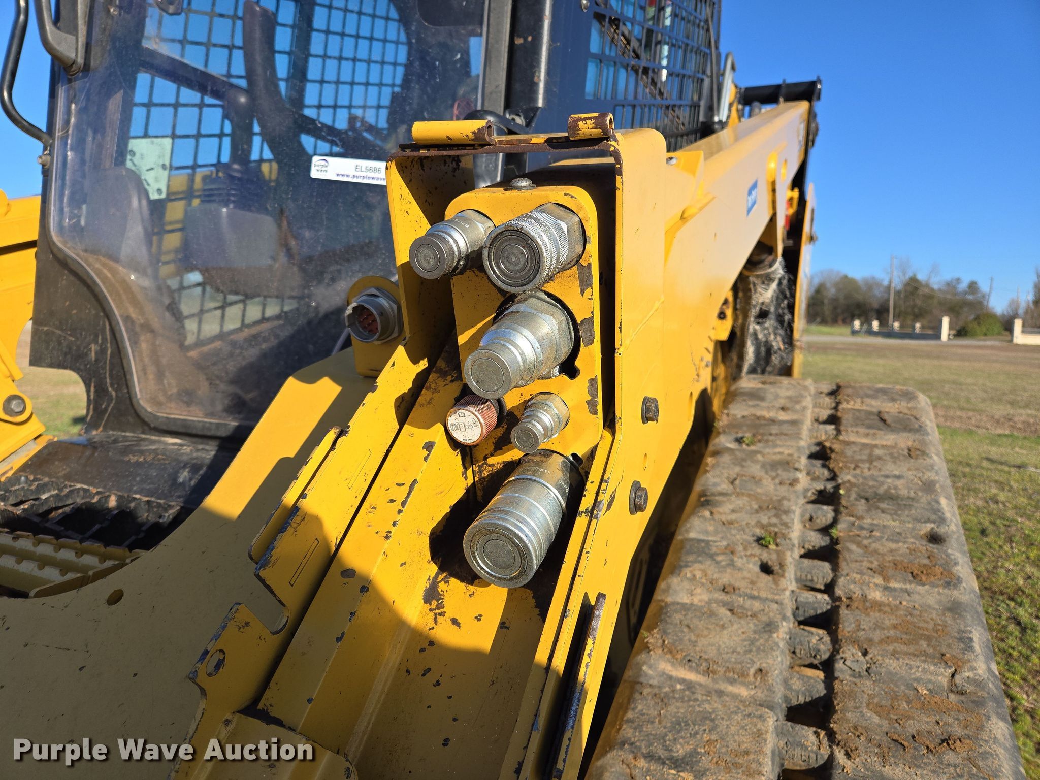 2020 Caterpillar 299D3 XE forestry tracked skid steer loader