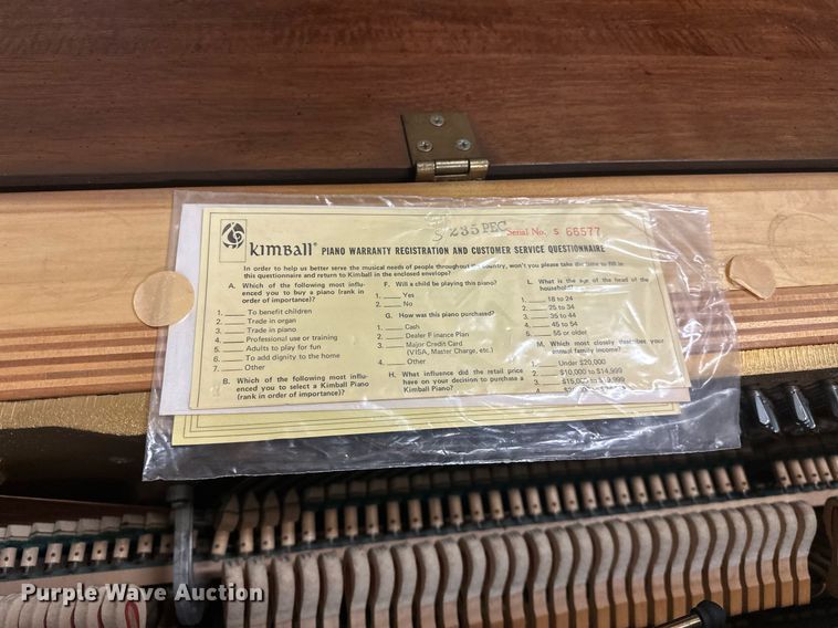 image for item DL1079 Kimball S235 piano