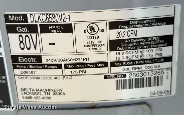 image for item DO0434 (3) air compressors