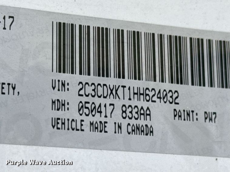 image for item DO0446 2017 Dodge Charger Police 