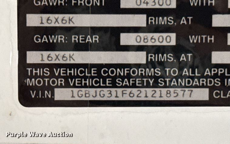 image for item DO0447 2002 Chevrolet Express school bus