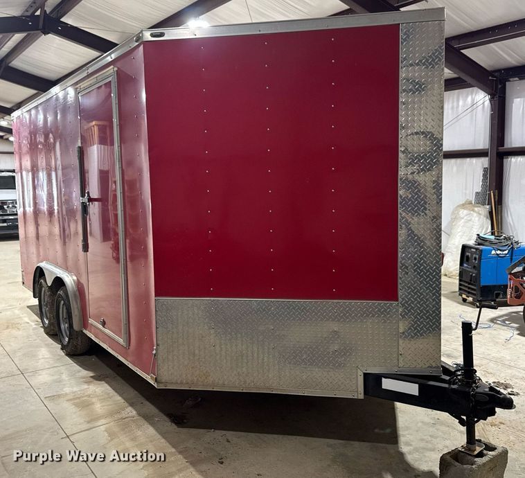 image for item DO0693 2016 Lark United Manufacturing enclosed cargo trailer
