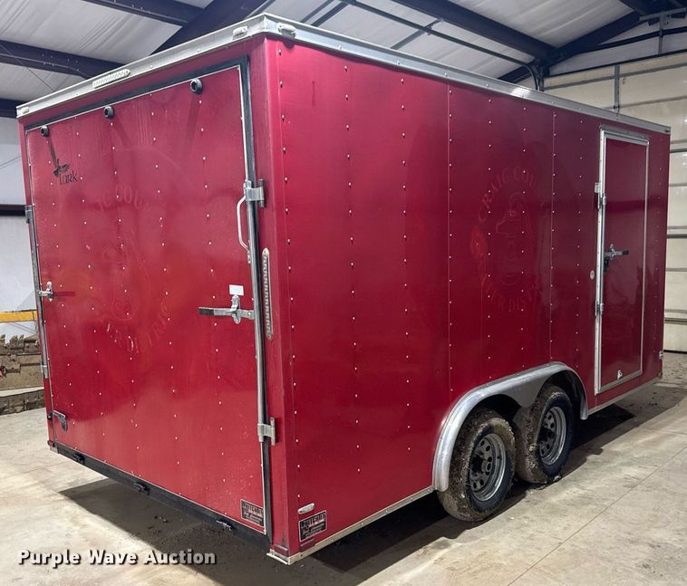 image for item DO0693 2016 Lark United Manufacturing enclosed cargo trailer
