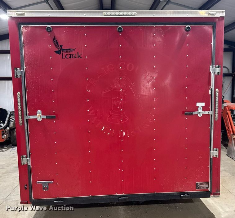 image for item DO0693 2016 Lark United Manufacturing enclosed cargo trailer