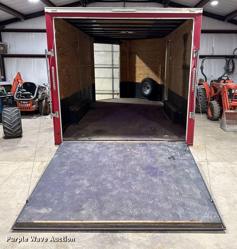 image for item DO0693 2016 Lark United Manufacturing enclosed cargo trailer