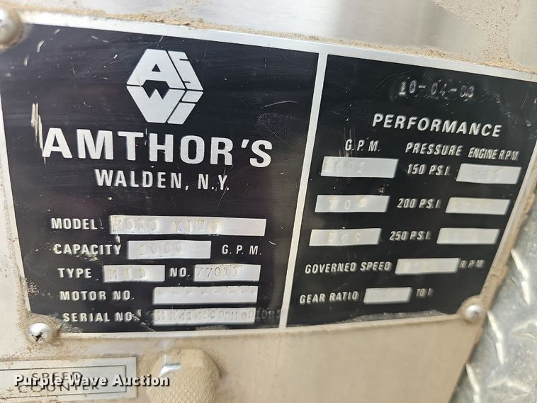 image for item DO7857 1983 Mack MC686FCS pumper fire truck