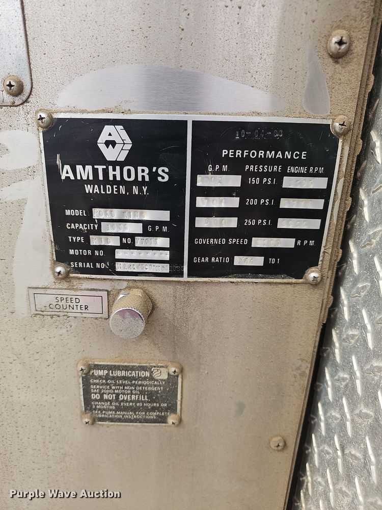 image for item DO7857 1983 Mack MC686FCS pumper fire truck