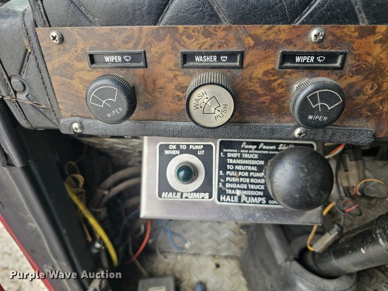 image for item DO7861 1985 Hendrickson 1871 W64 pumper fire truck