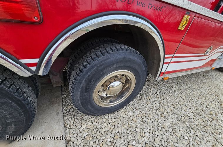 image for item DO7861 1985 Hendrickson 1871 W64 pumper fire truck