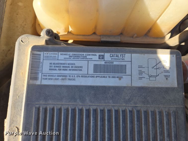 image for item DP6214 2003 Chevrolet Silverado 1500 pickup truck