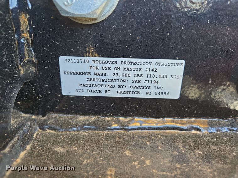 image for item DS5327 2021 Alamo Industrial Mantis 4142 municipal tractor