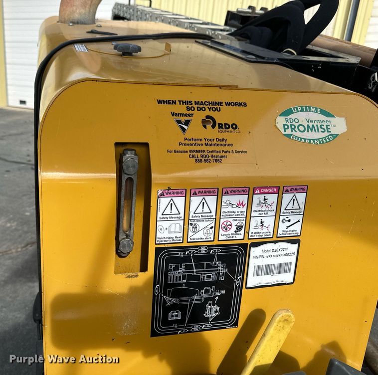 image for item DV0648 2015 Vermeer D20x22III directional boring unit