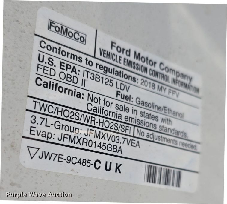 image for item DW3198 2017 Ford Taurus Police Interceptor 