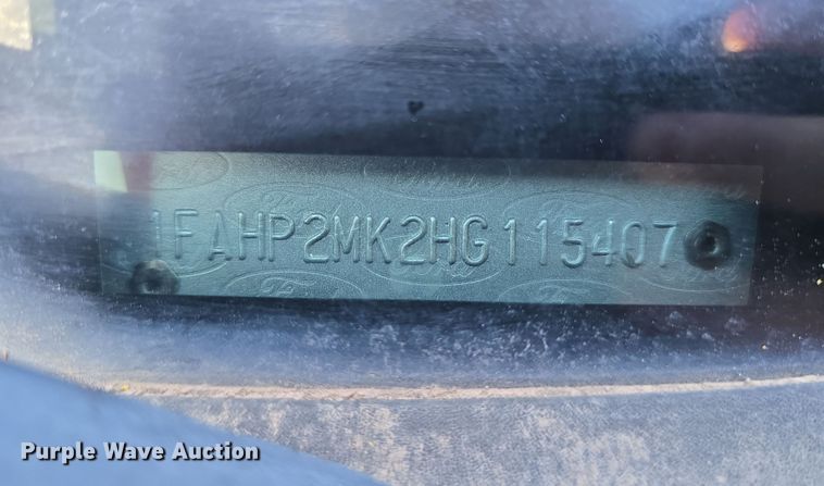 image for item DW3198 2017 Ford Taurus Police Interceptor 