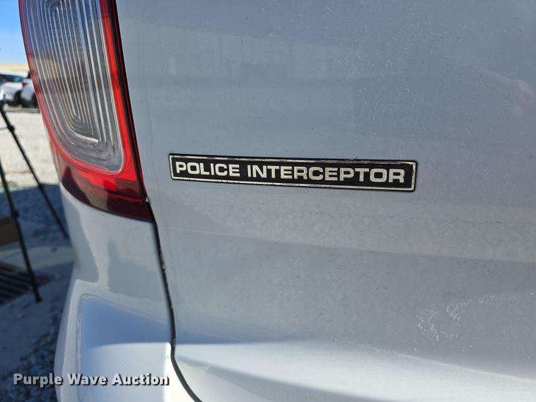 image for item DW3201 2014 Ford Explorer Police Interceptor SUV