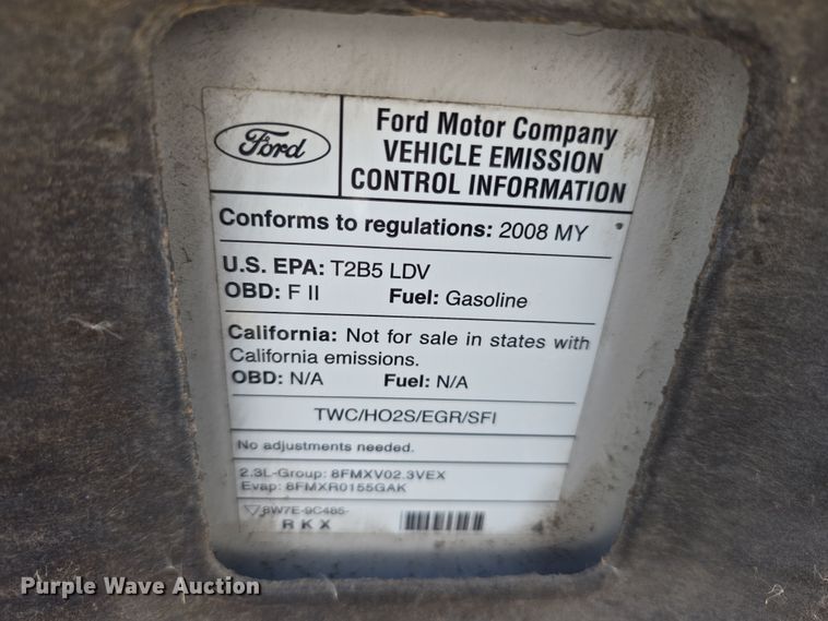 image for item DW3204 2008 Ford Fusion SE 