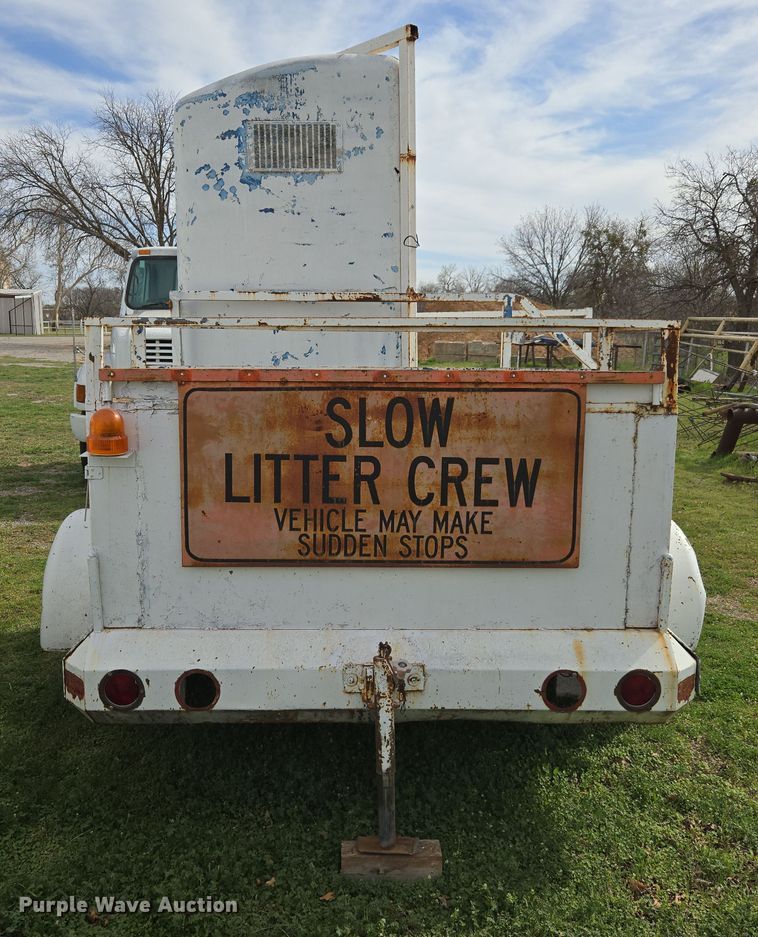 image for item DW8604 Shop built portable restroom trailer