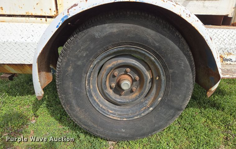 image for item DW8604 Shop built portable restroom trailer