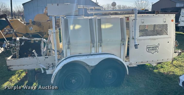 image for item DW8605 Sewer Equipment Co. of America sewer jetter trailer