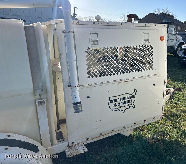 image for item DW8605 Sewer Equipment Co. of America sewer jetter trailer