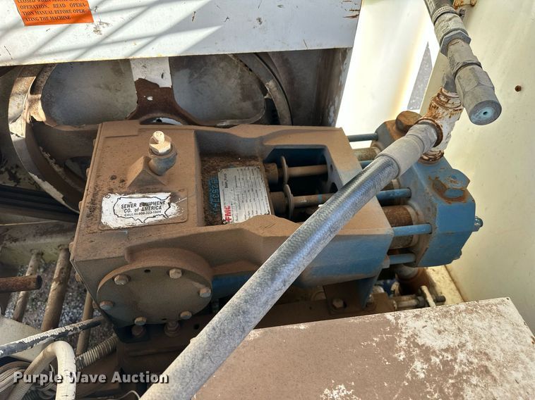 image for item DW8605 Sewer Equipment Co. of America sewer jetter trailer