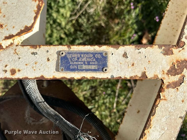 image for item DW8605 Sewer Equipment Co. of America sewer jetter trailer