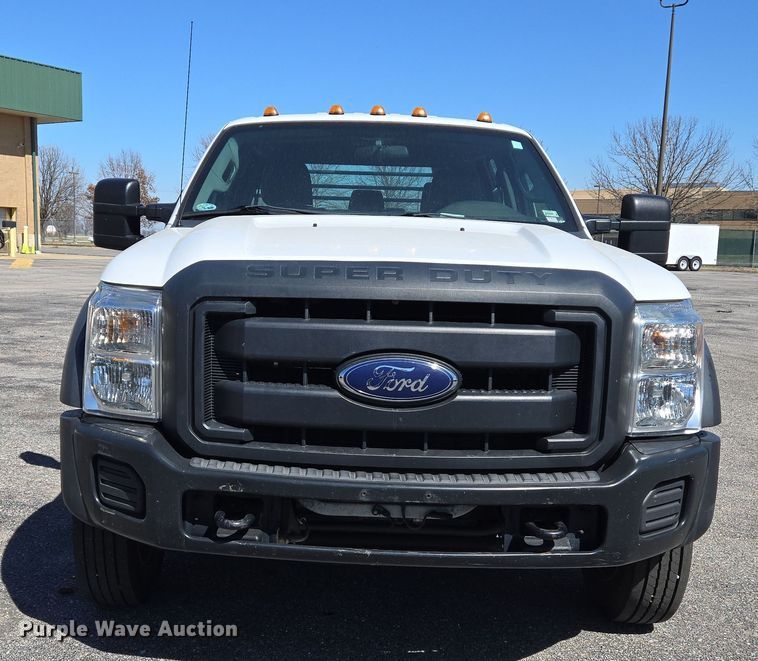 image for item EJ7350 2013 Ford F450 Super Duty XL Crew Cab flatbed truck