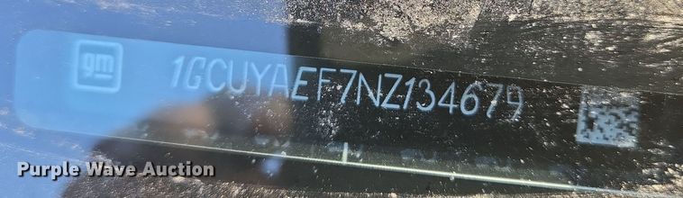 image for item EJ7355 2022 Chevrolet Silverado 1500 Crew Cab pickup truck