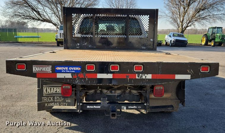 image for item EJ7358 2013 Ford F450 Super Duty XL Crew Cab flatbed truck