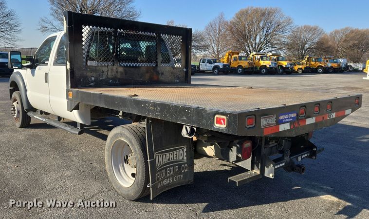 image for item EJ7358 2013 Ford F450 Super Duty XL Crew Cab flatbed truck