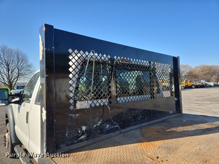 image for item EJ7358 2013 Ford F450 Super Duty XL Crew Cab flatbed truck