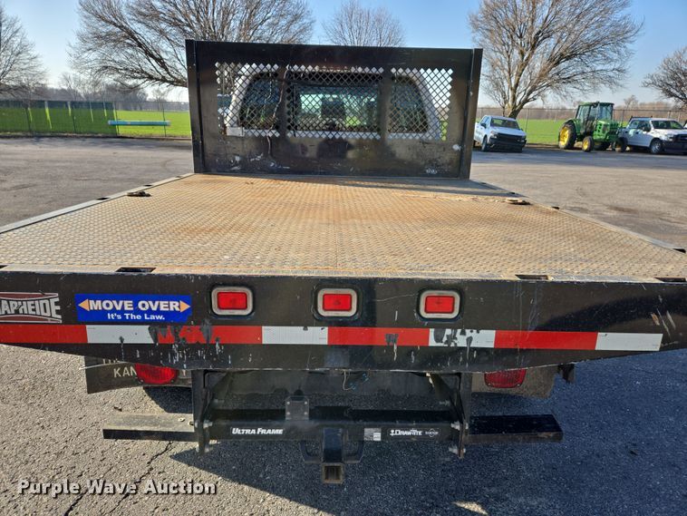 image for item EJ7358 2013 Ford F450 Super Duty XL Crew Cab flatbed truck