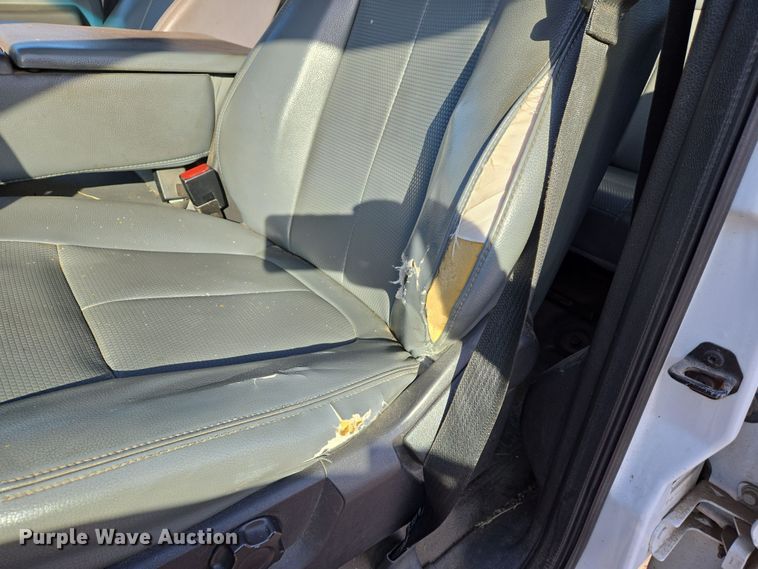 image for item EJ7358 2013 Ford F450 Super Duty XL Crew Cab flatbed truck