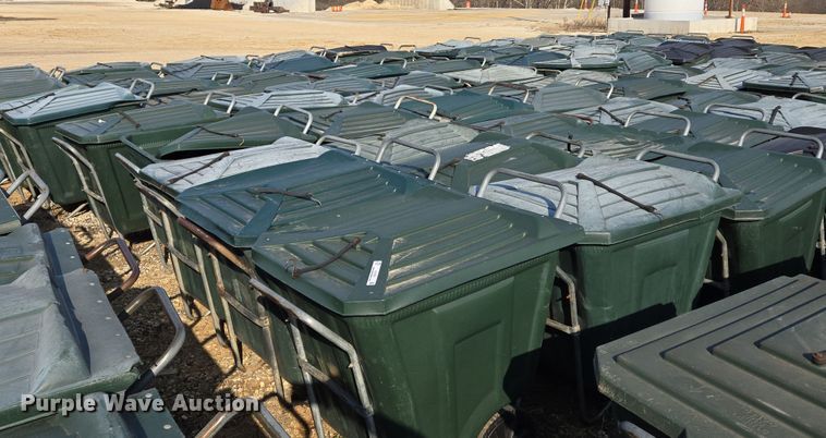 image for item EJ7363 Approximately 50 Ameri-Kart trash carts 