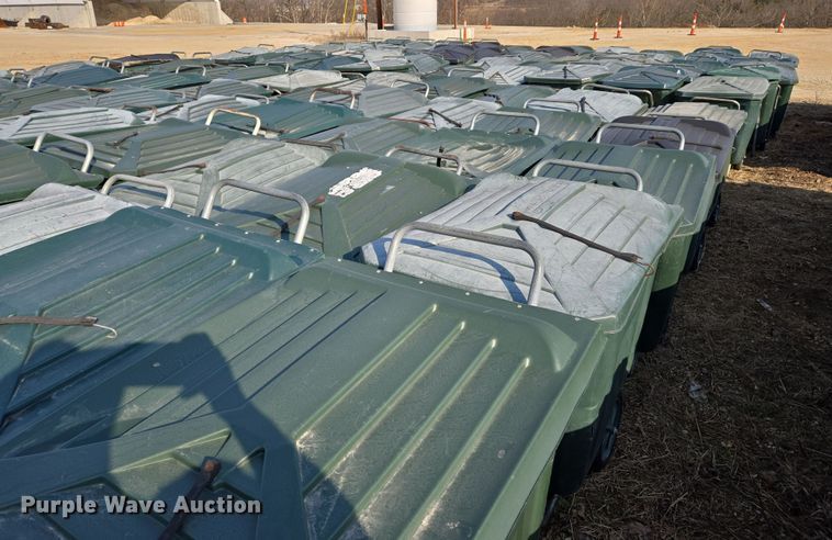image for item EJ7363 Approximately 50 Ameri-Kart trash carts 