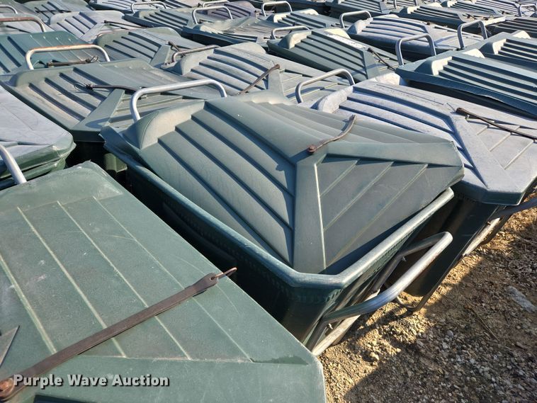 image for item EJ7363 Approximately 50 Ameri-Kart trash carts 