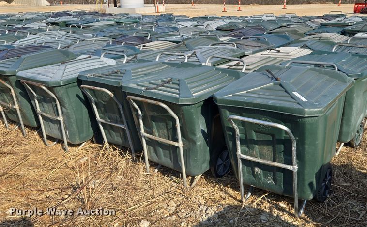 image for item EJ7364  Approximately 50 Ameri-Kart trash carts