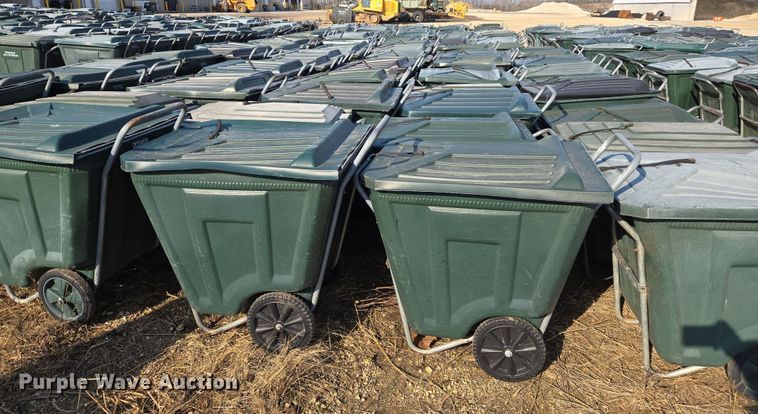 image for item EJ7364  Approximately 50 Ameri-Kart trash carts
