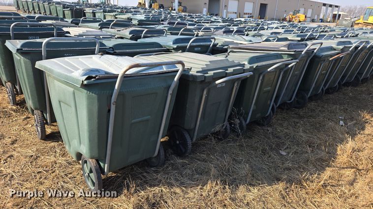 image for item EJ7364  Approximately 50 Ameri-Kart trash carts
