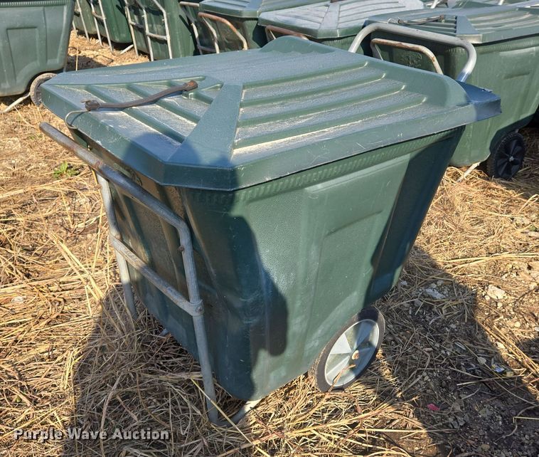 image for item EJ7364  Approximately 50 Ameri-Kart trash carts