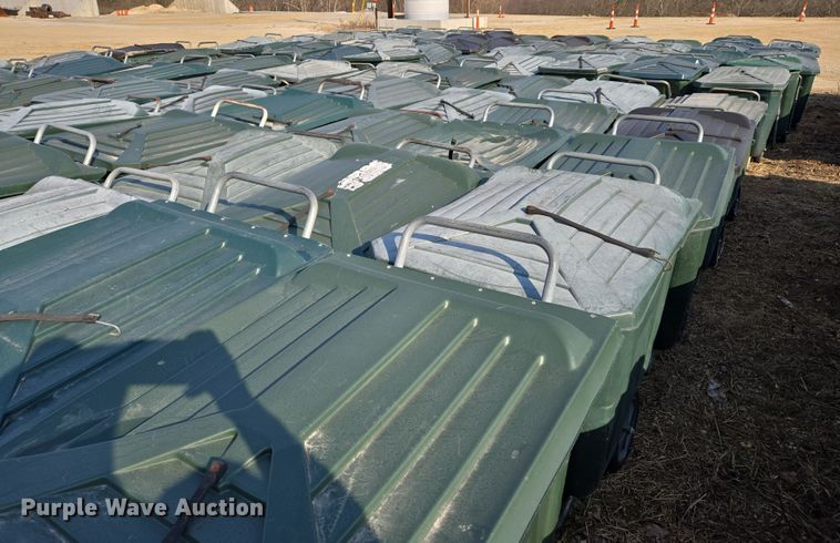 image for item EJ7365 Approximately 50 Ameri-Kart trash carts 