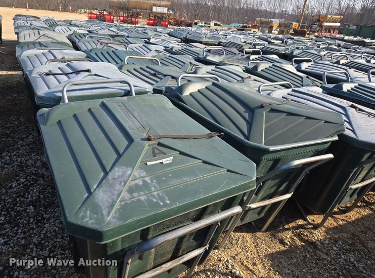 image for item EJ7365 Approximately 50 Ameri-Kart trash carts 