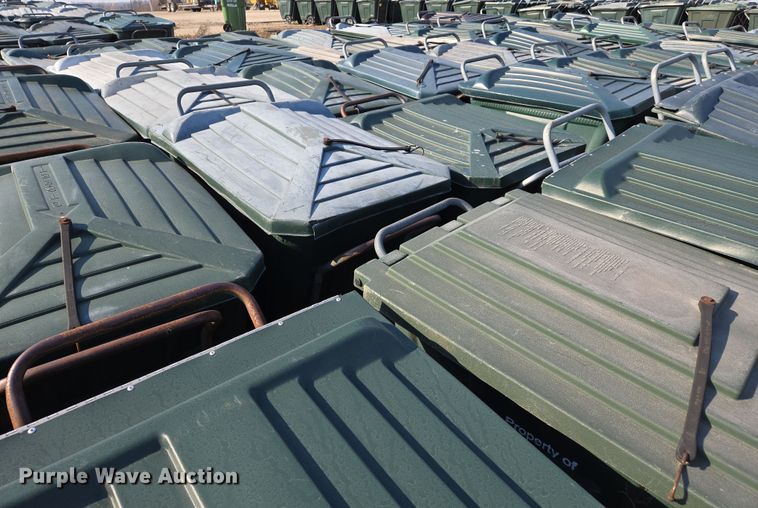 image for item EJ7365 Approximately 50 Ameri-Kart trash carts 