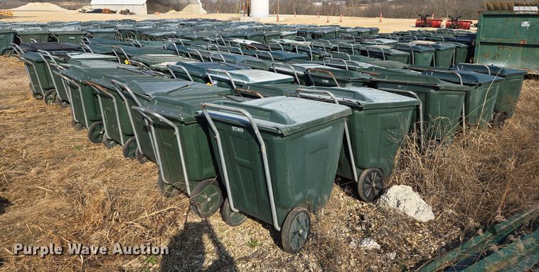 image for item EJ7365 Approximately 50 Ameri-Kart trash carts 